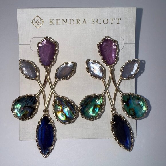 Kendra Scott Multicolor stone Statement Earrings